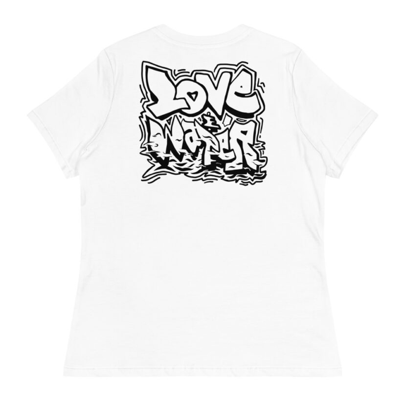 Women's Love & Water Old Skool Relaxed T-Shirt - Image 3